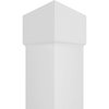 Ekena Millwork Craftsman Classic Square Non-Tapered Smooth PVC Column, Standard Capital & Standard Base CC0810ENPCSCS